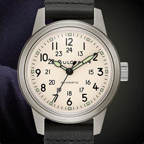 bulova military watch replica|bulova military heritage watch.